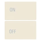 VIMAR SPA - VIW31480.2YC Due mezzi tasti 2M simboli ON/OFF canapa