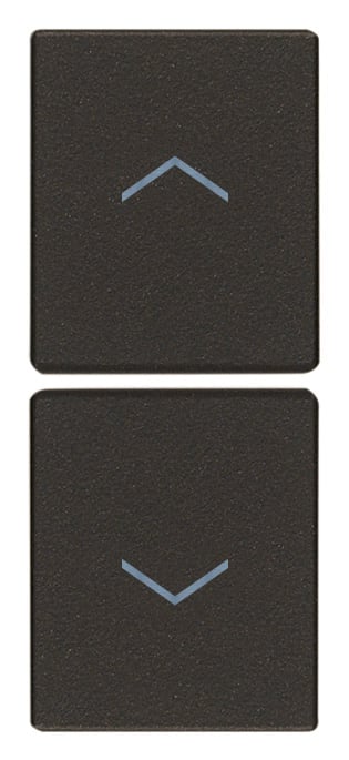 VIMAR SPA - VIW31480.FG DUE MEZZI TASTI 1M SIMBOLI FRECCE NERO