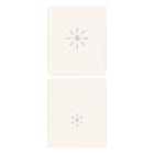 VIMAR SPA - VIW31480.RB Due mezzi tasti 1M dimmer bianco