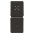 VIMAR SPA - VIW31480.RG Due mezzi tasti 1M dimmer nero