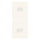 VIMAR SPA - VIW31480.YB DUE MEZZI TASTI 1M SIMBOLI ON/OFF BIANCO