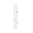 SIDE SPA - SDE3150-VE ASTA CON PICCHETTO IN ACCIAIO INOX - H.