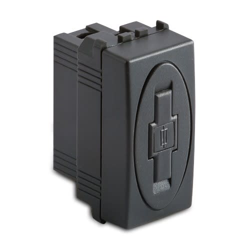 MASTER SRL - MST31555 MODO PORTAFUSIBILE D5X20MM MAX10A GRIGI