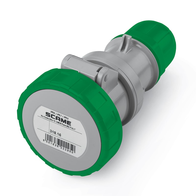 SCAME PARRE SPA - SCA318.16432 PRESA MOBILE 16A 2P+T 2H IP66/IP67/IP69