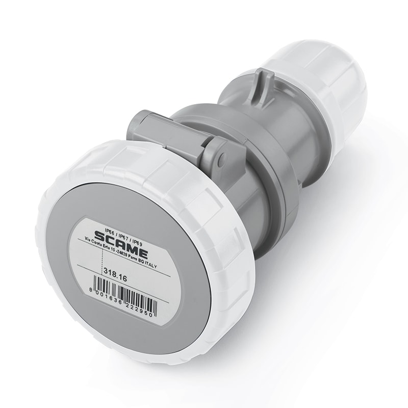 SCAME PARRE SPA - SCA318.16434 PRESA MOBILE 16A 2P+T 3H IP66/IP67/IP69