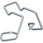 CABLOFIL - CAB646204 CAB - F02 316L CLIP FISSAGGIO COPERCHI