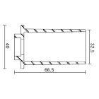SIDE SPA - SDE186-5 POZZETTO PER PARETI SOLIDE NE
