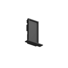 IDEAL LUX SRL - IUX320519 EGO END CAP RECESSED TRIM SENZA FORO BK
