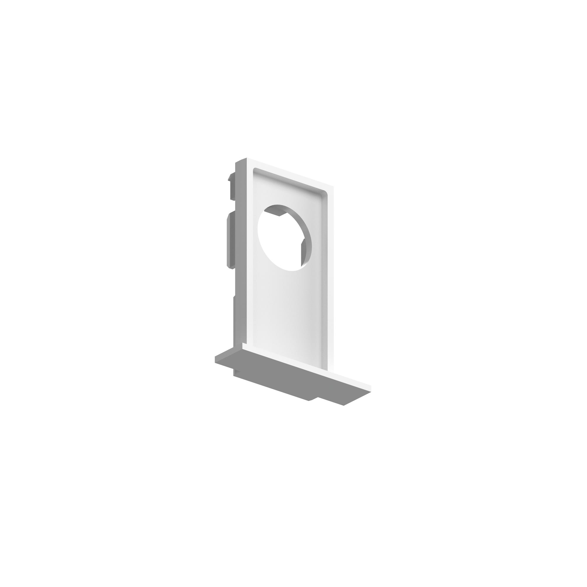 IDEAL LUX SRL - IUX320540 EGO END CAP RECESSED TRIM CON FORO WH