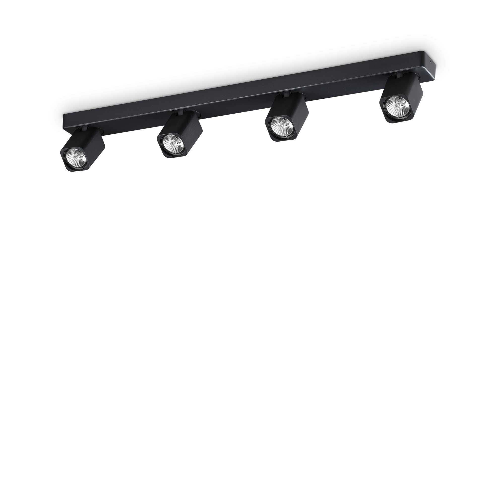 IDEAL LUX SRL - IUX321523 RUDY PL4 SQUARE NERO