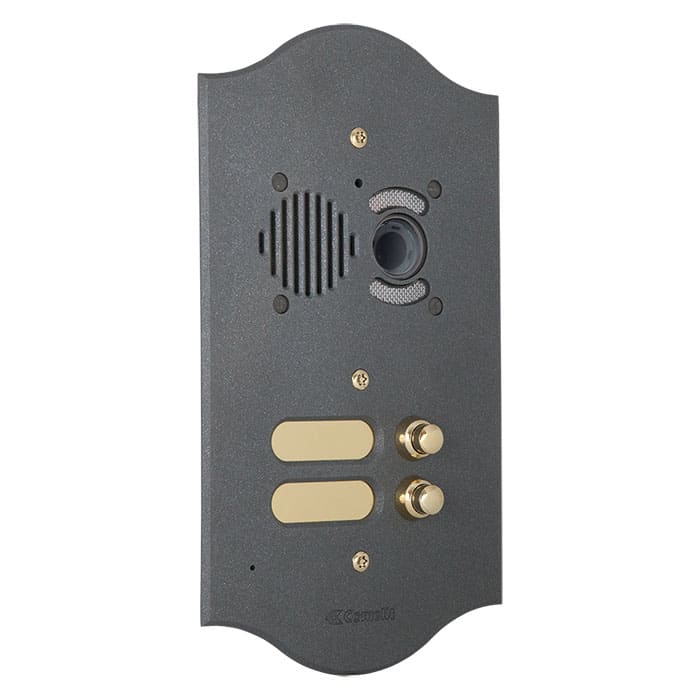 COMELIT GROUP SPA - COE3218/2/RI/A PULS. ANTRACITE A/V SERIE ROMA PER GRUPP