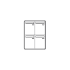 COMELIT GROUP SPA - COE3274/VPP CASELLARIO POSTCOM, 4 CAS.POST. VERT, PR