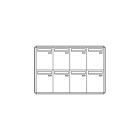 COMELIT GROUP SPA - COE3278/VAP CASELLARIO POSTCOM, 8 CAS.POST. VERT, PR