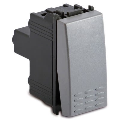 MASTER SRL - MST33005 STEEL PULSANTE 1P 16A