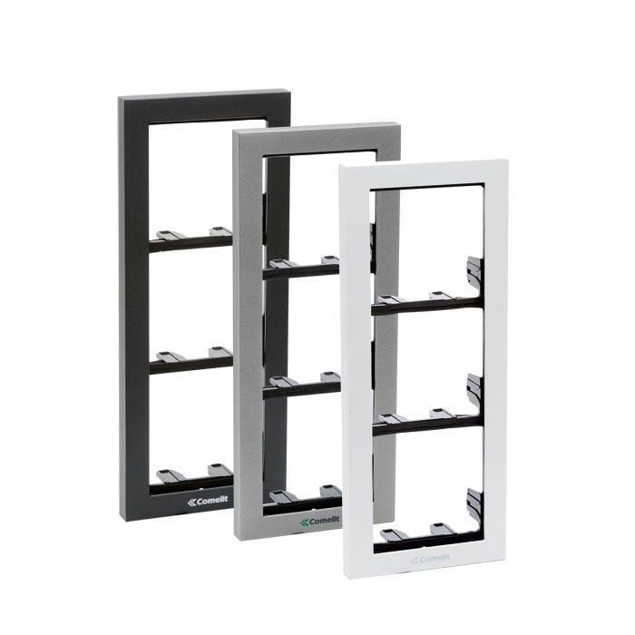 COMELIT GROUP SPA - COE3311/4S TELAIO 4 MODULI SERIE IKALL, CORNICE SIL