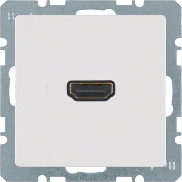 BERKER - BRK3315426089 PRESA HI-DEF.Q1/Q3 BIA.POL.VELLUTO