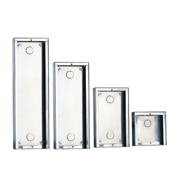 COMELIT GROUP SPA - COE3316/6 CUSTODIA DA PARETE IN ACCIAIO INOX 6 MOD
