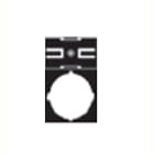 CEMBRE SPA - CEM34002 PORTA-TARGA PTPS-22 PULSA. Ø=22 17X30 NERO