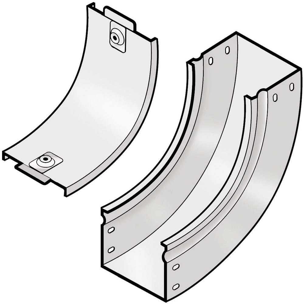 LEGRAND - LEGAM300L P31-CURVA IN SALITA 90D 300X75 INOX 316L