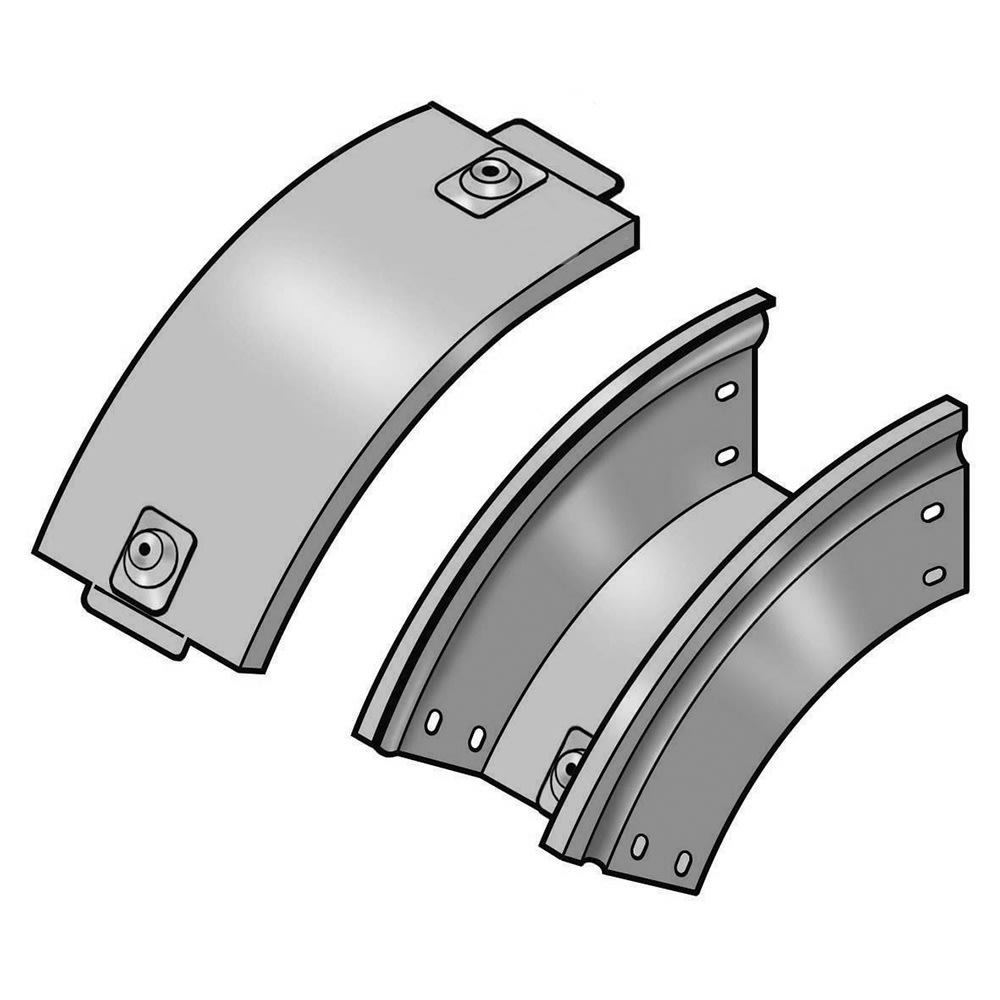 LEGRAND - LEGAQ400Z P31-CURVA IN DISCESA 45D 400X75 Z