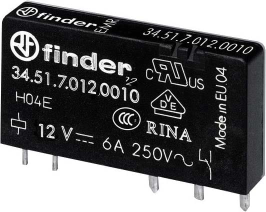 FINDER SPA - FIN345170604010 MINI RELE PER C.S. EMR 1CONTATTO 6A