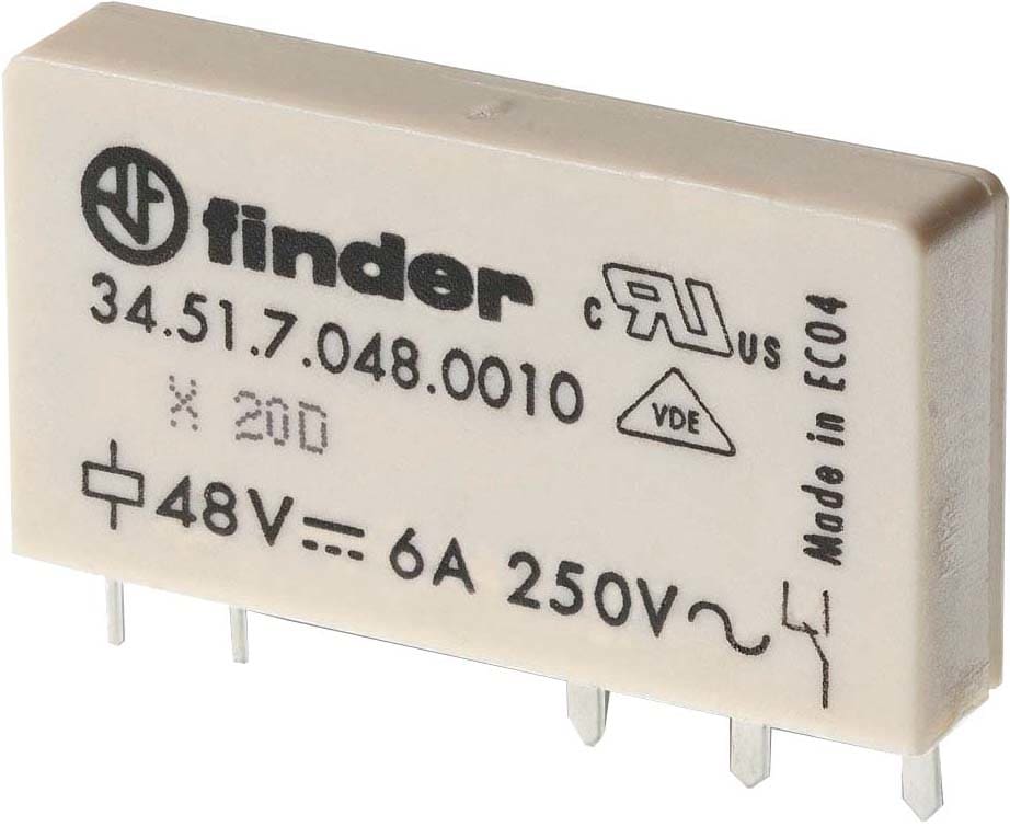 FINDER SPA - FIN345170485010 MINI RELÈ PER C.S. EMR 1CONTATTO 6A