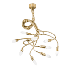 ROSSINI - RSS3460-9-OS SOSPENSIONE 9 ELEMENTI ORO SATINATO E14 IP20