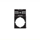 CEMBRE SPA - CEM34602 PORTA-TAR.PTPSA-22 PULS.Ø=22 17X30 AD.NERO