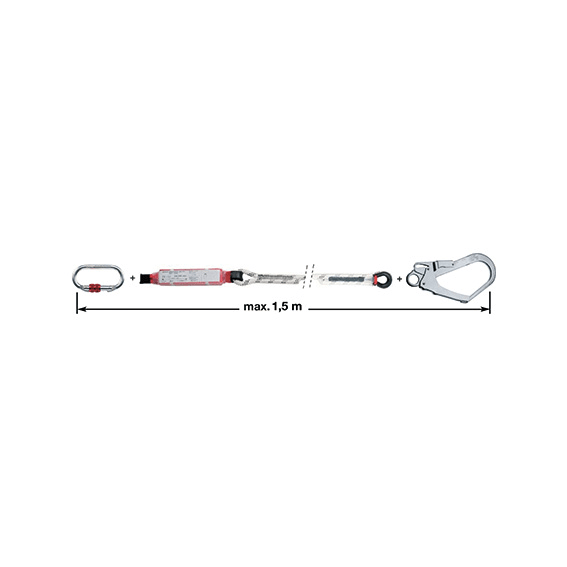 ABC TOOLS SPA - ABCM34668000 ASSORB.ENERGIA 1 CONNET. 1,5 M