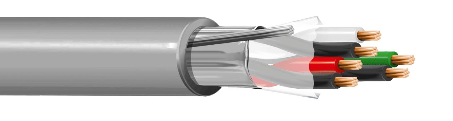 ITC INDUSTRIA TECNIC - ITC34F7YGOM100 3X2 AWG24 FLEX FTP RS-232 GRIG. OR M100