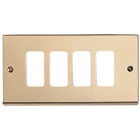 MASTER SRL - MST351-4 PLACCA BRONZO 4 FORI