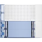BTICINO - BTI351082 FR PORTER BASE 4PLS DOPPIA FILA ALLWHITE