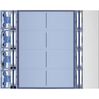 BTICINO - BTI352181 FRONTALE 8 PULSANTI DOPPIA FILA ALLMETAL
