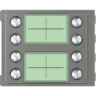 BTICINO - BTI352185 FRONTALE 8 PULSANTI DOPPIA FILA SFERA RO