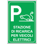 ELCART DISTRIBUTION - ERT352076000 CARTELLO STAZIONE RICAR. VEICOLI