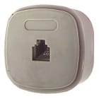 ELCART DISTRIBUTION - ERT401490000 PRESA TELEF.MODUL.6P4C DA INCASSO