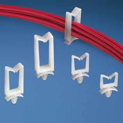 PANDUIT - PANVWS3750-C VERTICAL WIRE SADDLE, .37 X .50 (9.398