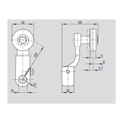 SCHMERSAL ITALIA SRL - SHM101064634 LEVER 2A CPL. VER. Y