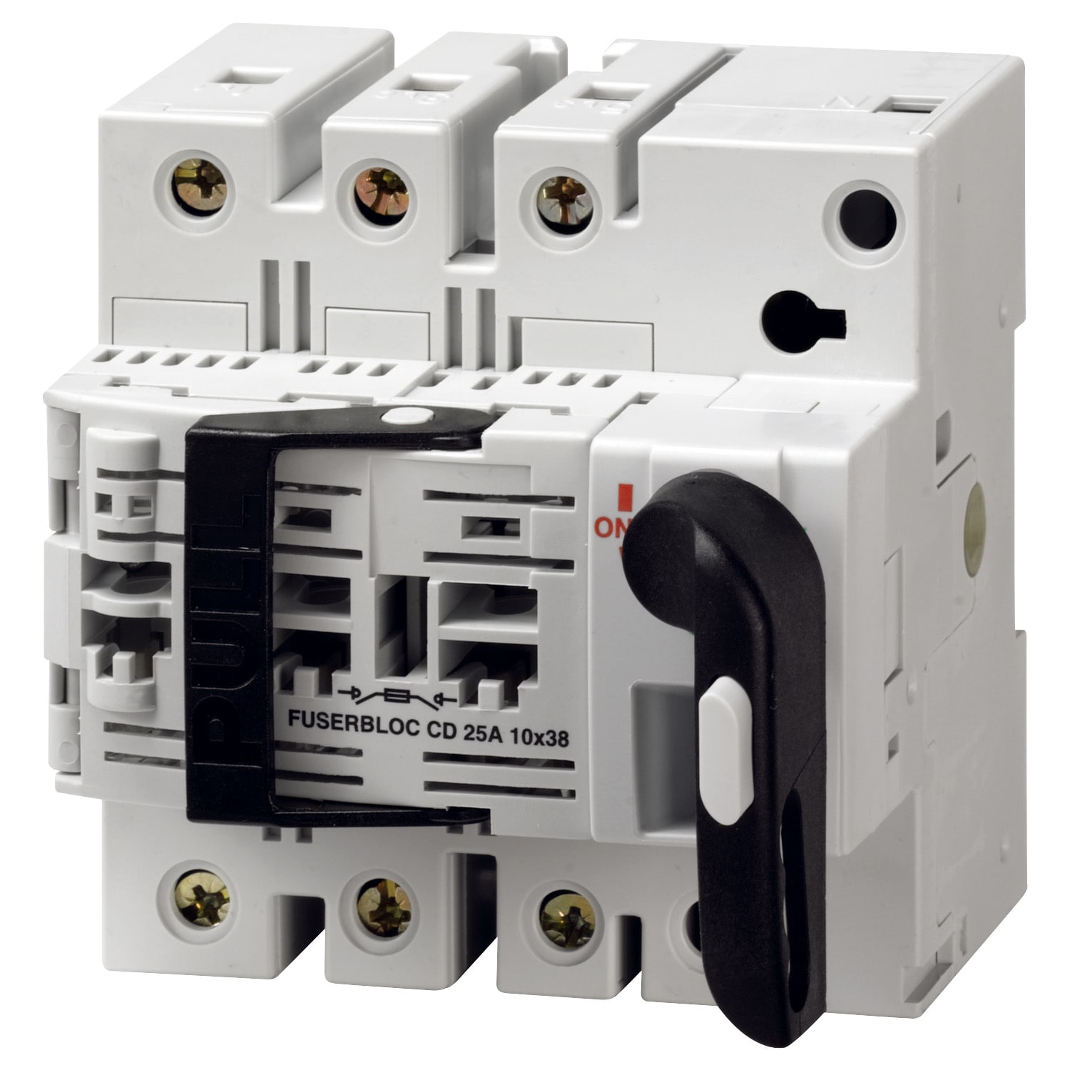 SOCOMEC - SOC36314002 FUSERBLOC NF/DIN - CD 25A - 10X38 - 3P+N