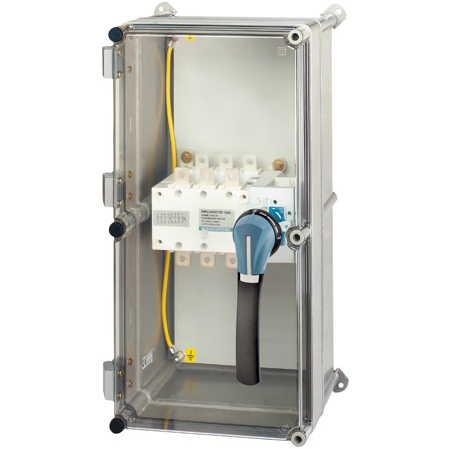 SOCOMEC - SOC42154025 SIRCOVER I-0-II 4P 250A - CASS. POLIEST.