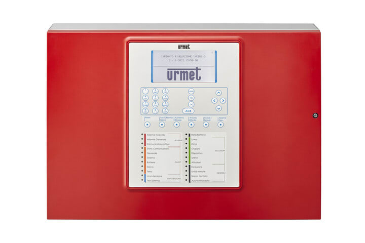 URMET SPA - UTD1043/570A CENTRALE DIGITALE A 4/12 LOOP