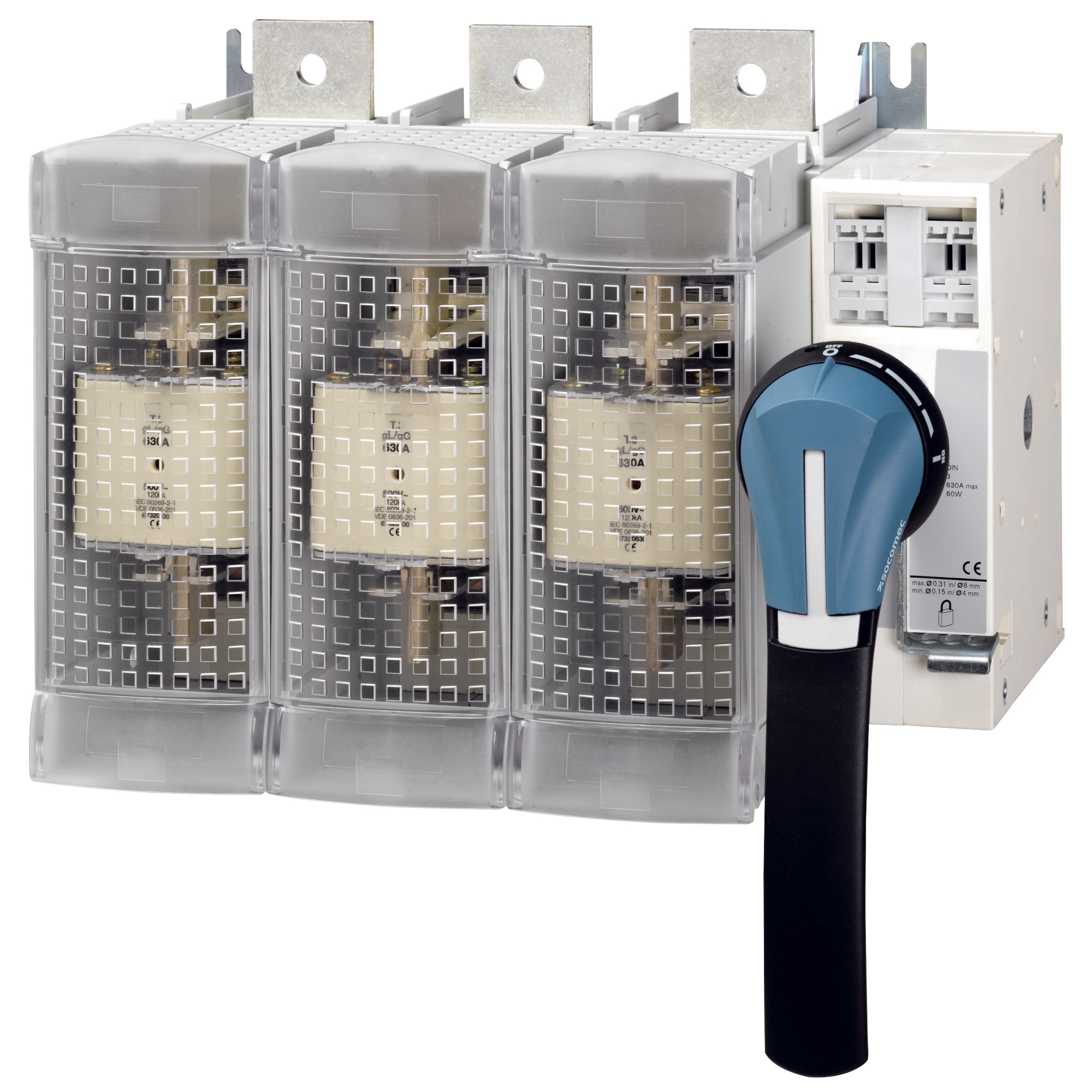 SOCOMEC - SOC38312011 FUSERBLOC CD 2P 125A 22X58 F/L + TEST -