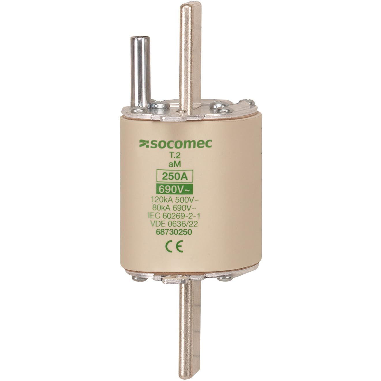 SOCOMEC - SOC68730250 FUS. A COLT. TIPO AM - T2 AM - CON PERCU