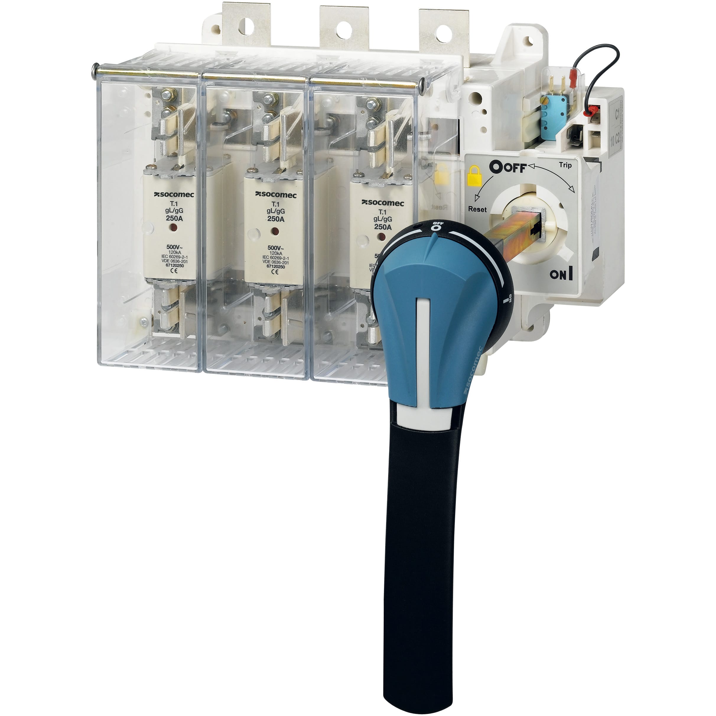 SOCOMEC - SOC36503121 FUSOMAT - 1250A -T4 3P- CDO FRONT. - LAN