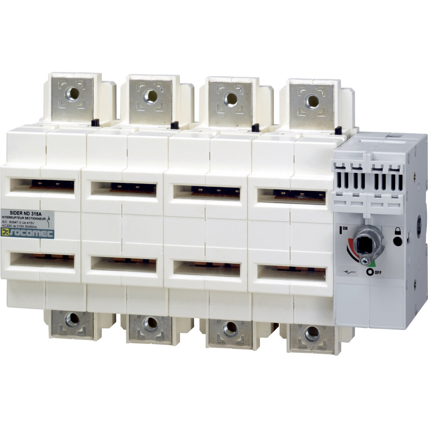 SOCOMEC - SOC29214020 SIDER - ND 200A - 4P - CDO FRONT. - APPA