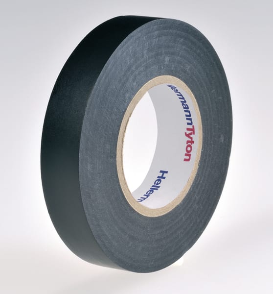 HELLERMANNTYTON Srl - HEE710-00115 Nastro PVC 15x25 BK HTAPE-FLEX15-15x25