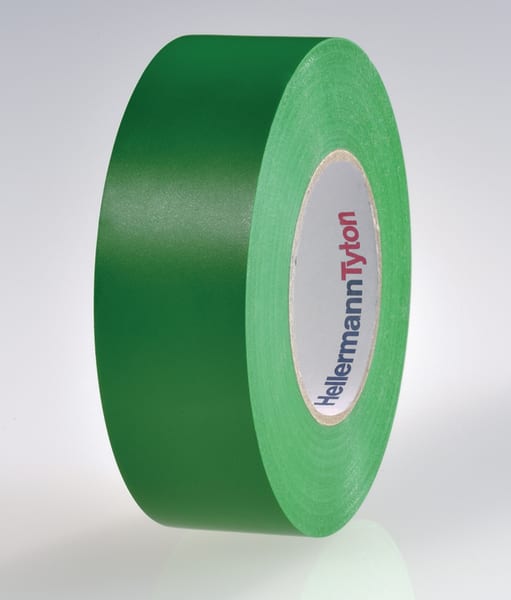 HELLERMANNTYTON Srl - HEE710-00136 Nastro PVC 25x25 GN HTAPE-FLEX15-25x25