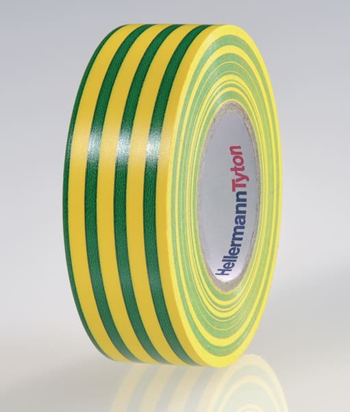 HELLERMANNTYTON Srl - HEE710-00139 Nastro PVC 25x25 GNYE HTAPE-FLEX15-25x25