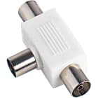FANTON SRL - FME37060 ADATT.INDUTT.TV SCH.1SP/2PR D9,5MM BI