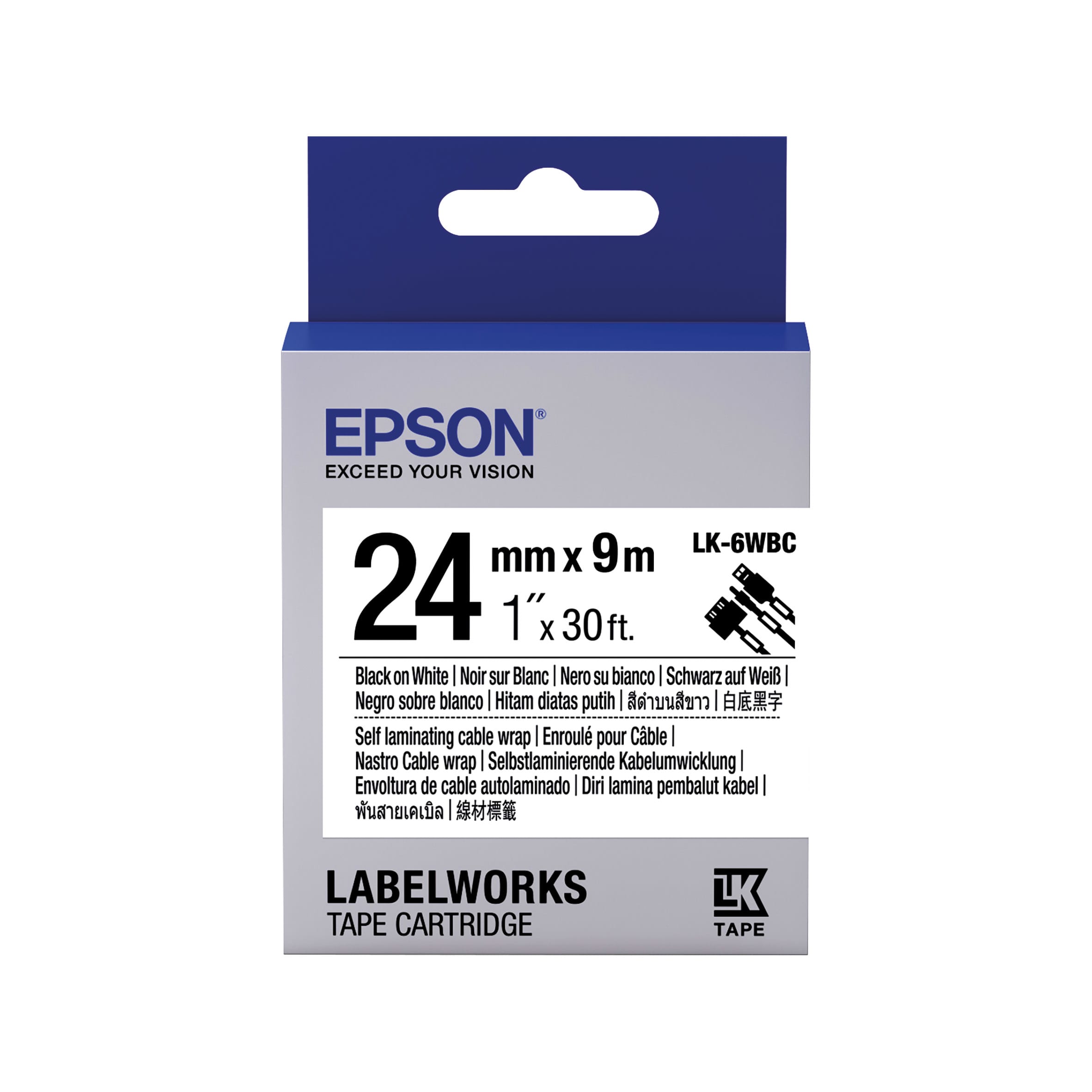 ABC TOOLS SPA - ABCK37295502 NASTRO CABLE WRAP 24 MM X 8 M